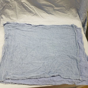 Blue Huck Towel Reclaimed